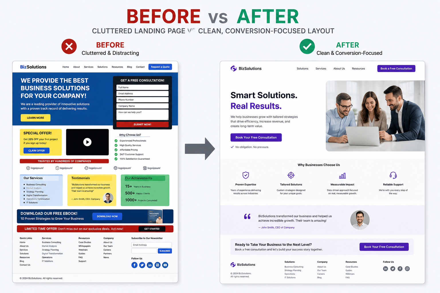 Landing Page Ideas